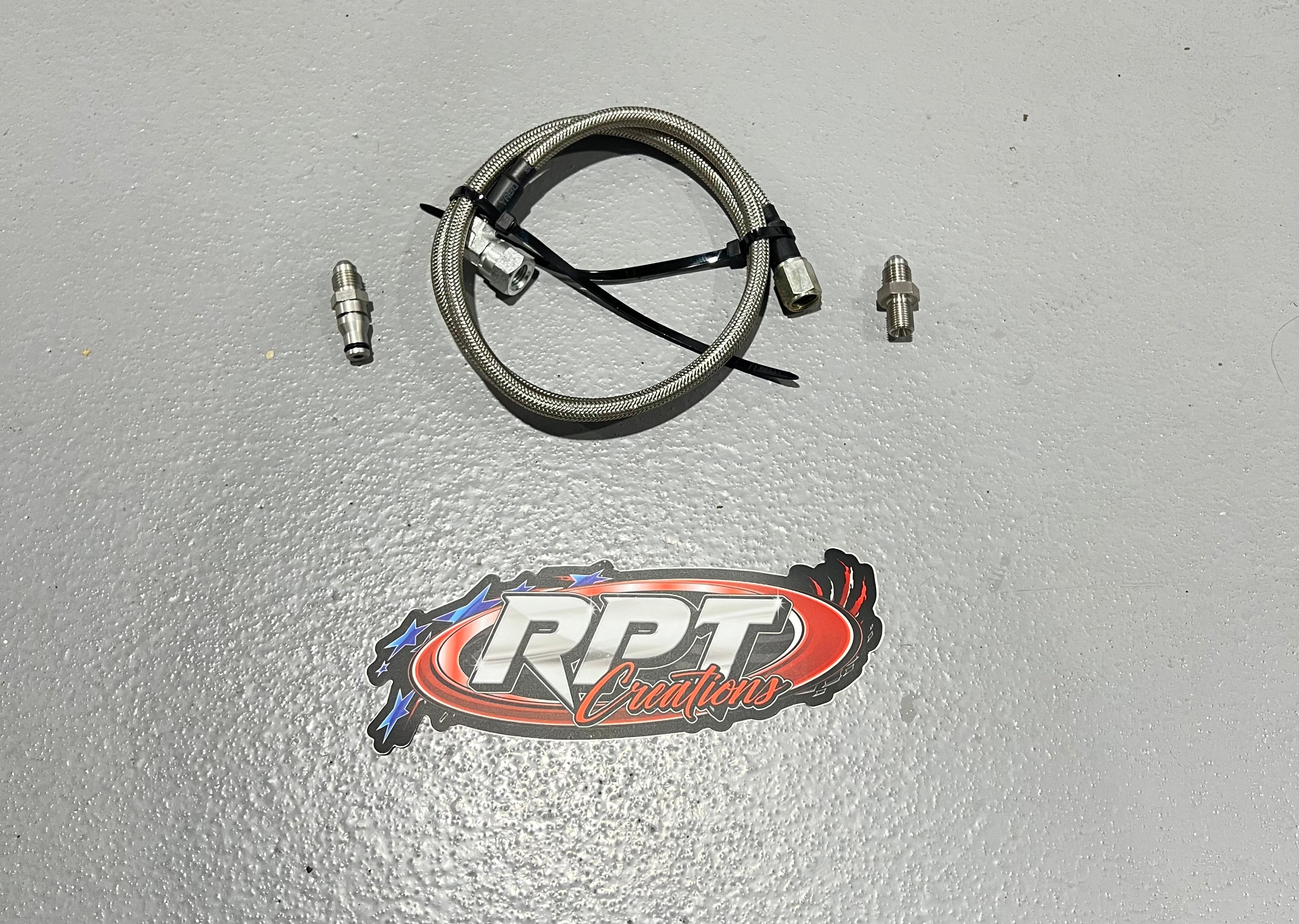 R53r56 K Swap Mini Cooper Plug And Play Steel Braided Clutch Line Kit