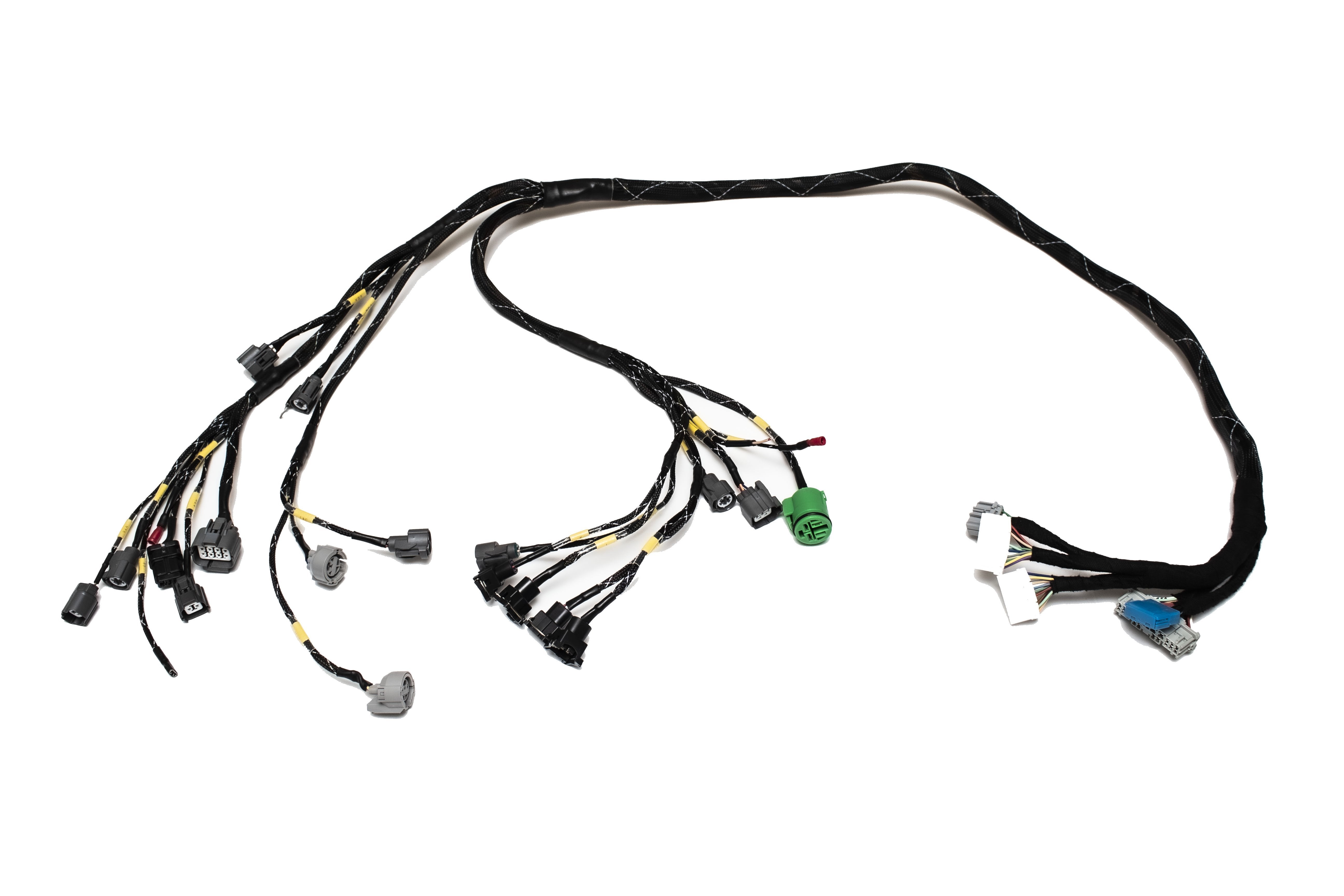 D & B-Series OBD1 Tucked Engine Harness Kit w/ Subharness | 92-95 Civic EG EJ Carrot Top Tuning