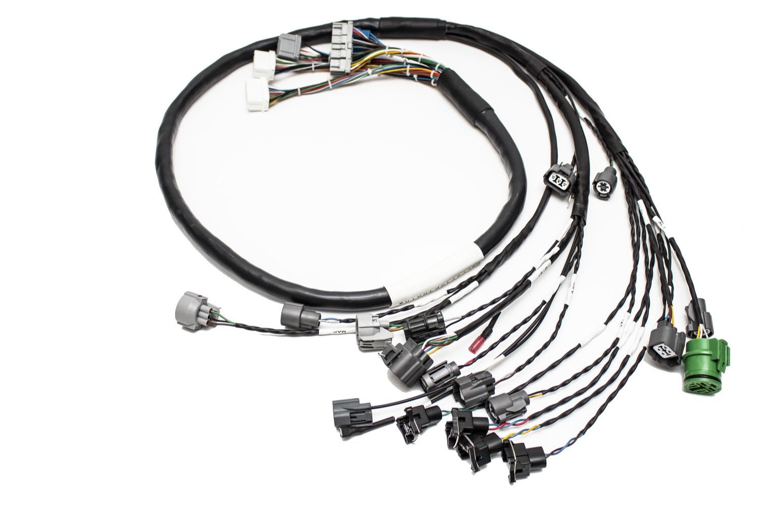 Milspec D & B-Series OBD1 Tucked Engine Harness Kit w/ Subharness | 92-95 Civic EG EJ Carrot Top Tuning